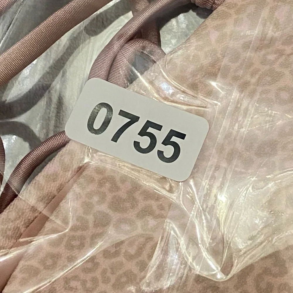 New! Frankie’s Bikinis Coco Cheetah Tia Terry String Bikini Bottom 10755